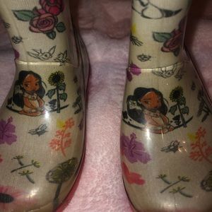 Little girl Disney animation collection rain boots